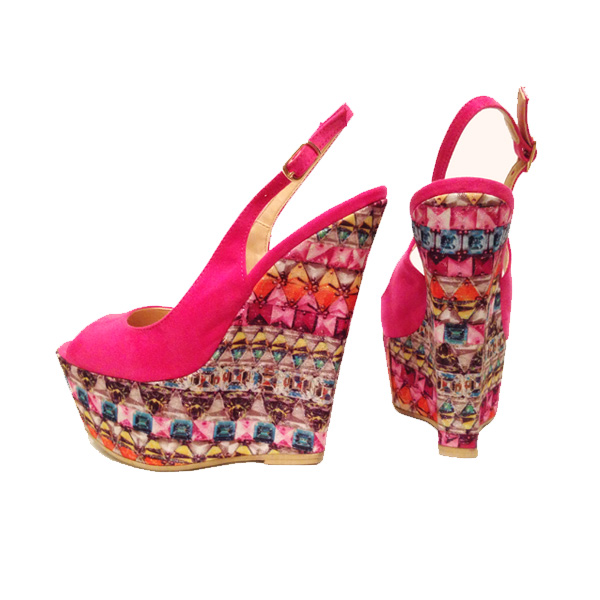 Zeppa Chanel Fuxia | SHARLENE