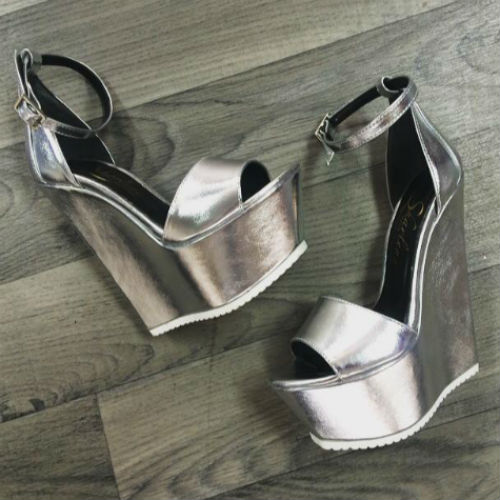 ZEPPA SANDALO PELLE ARGENTO – Cod. 16582 | SHARLENE