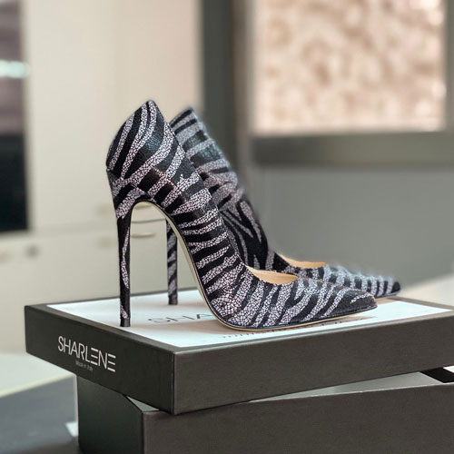 Décolleté zebrato nero – COD. 29635 | SHARLENE
