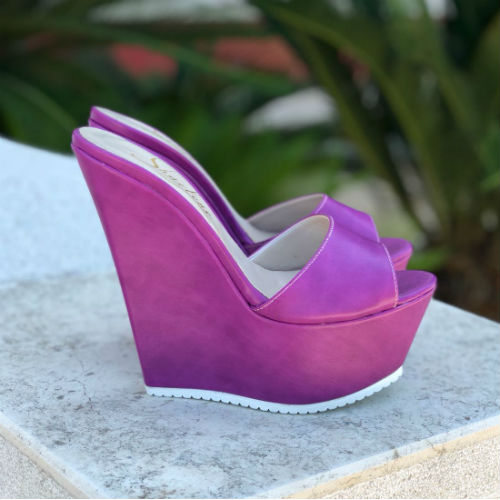 ZEPPA sabot pelle fuxia – Cod. 20920 | SHARLENE