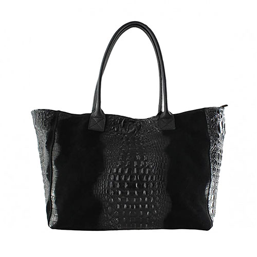 Borsa a spalla vera pelle stampa cocco – cod. 31125 | SHARLENE