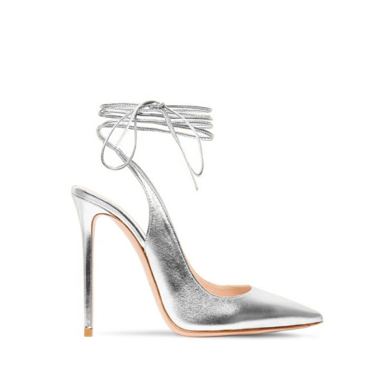 Bellamica - Décolleté da donna con tacco a spillo - Argento, Nero, Rosso -  MitShopping - Abbigliamento e scarpe