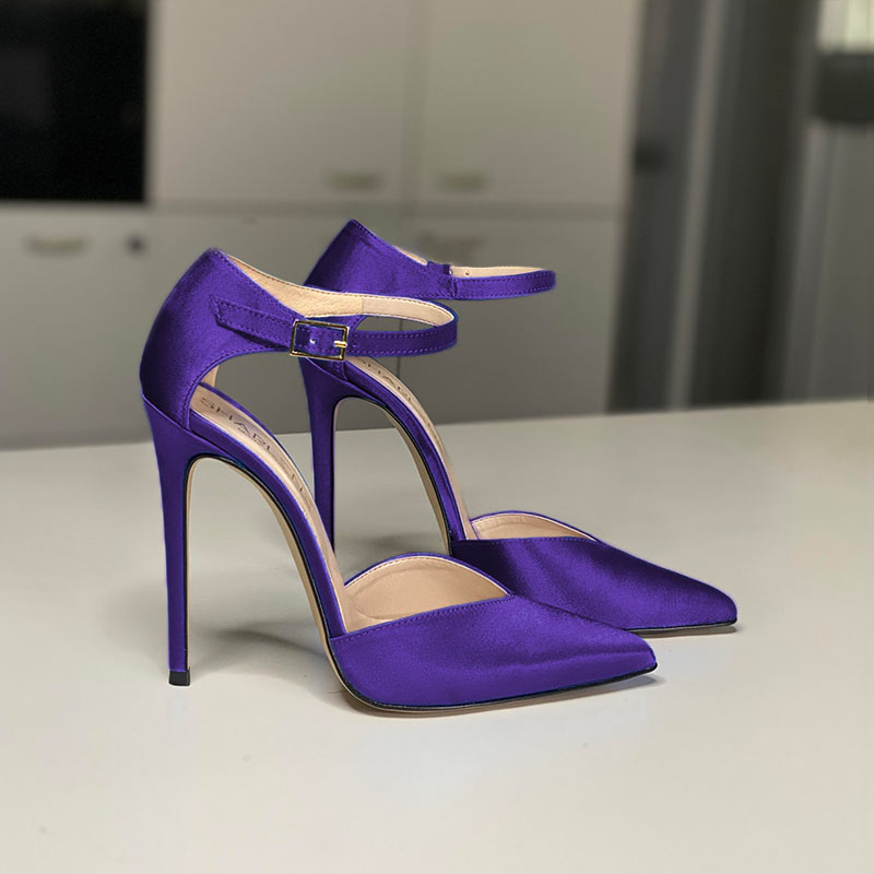 Sandalo da sposa in raso e glitter bianco plateau suola cuoio tacco 90