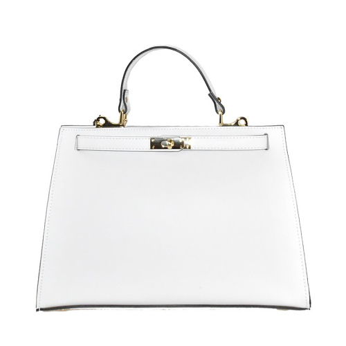Borsa Vera Pelle Bianca – cod. 29070 | SHARLENE