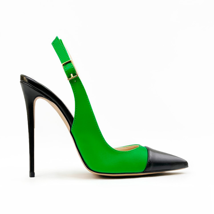 Jimmy Choo Continuativa décolleté slingback ray 65 nere - RAY65 JWR BLACK